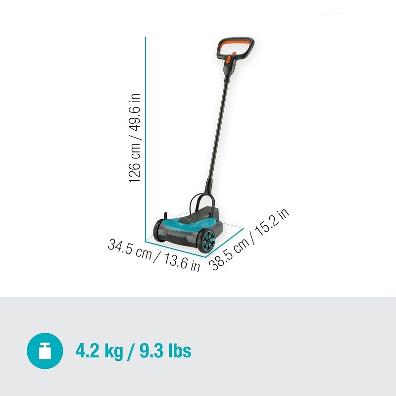 Gardena HandyMower 22/18V P4A akkus kézi fűnyíró, alapgép, 18V, 22cm (14620-55)