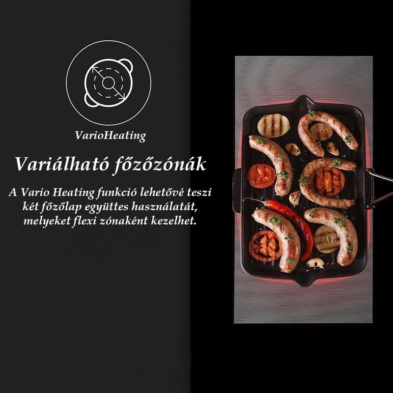 Klarstein Delicatessa 90 Flex beépíthető indukciós főzőlap, 5 zónás, 7400W - fekete (10035182) Klarstein Delicatessa 90 Flex beépíthető indukciós főzőlap, 5 zónás, 7400W - fekete (10035182)