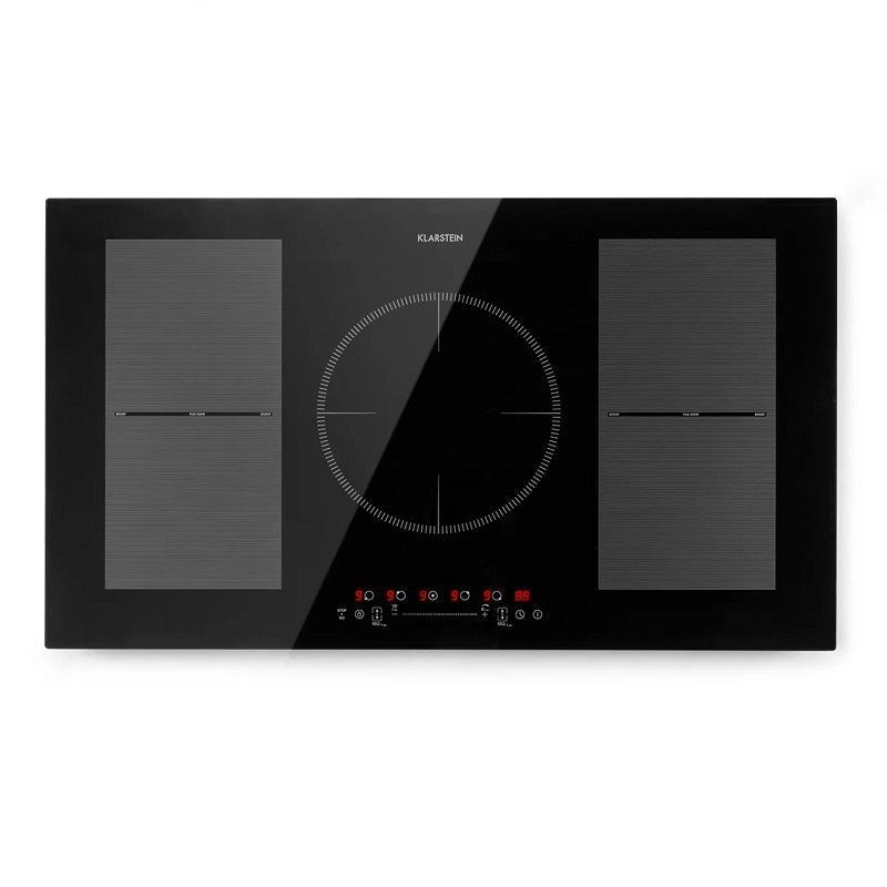 Klarstein Delicatessa 90 Flex beépíthető indukciós főzőlap, 5 zónás, 7400W - fekete (10035182) Klarstein Delicatessa 90 Flex beépíthető indukciós főzőlap, 5 zónás, 7400W - fekete (10035182)