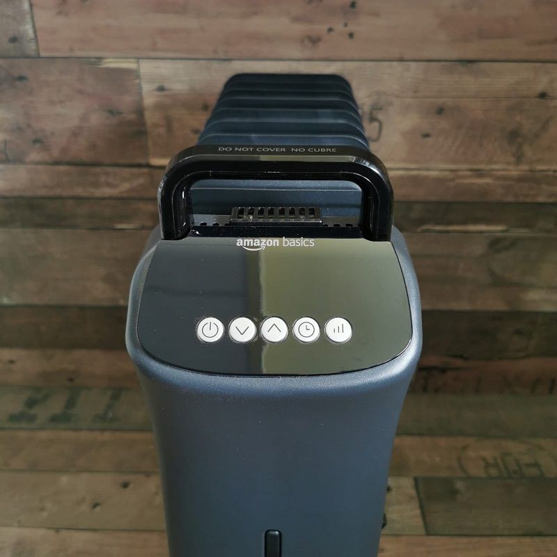 Amazon Basics elektromos olajradiátor távirányítóval, időzítővel, ECO móddal, 2500W - fekete (CY83RR-11)
