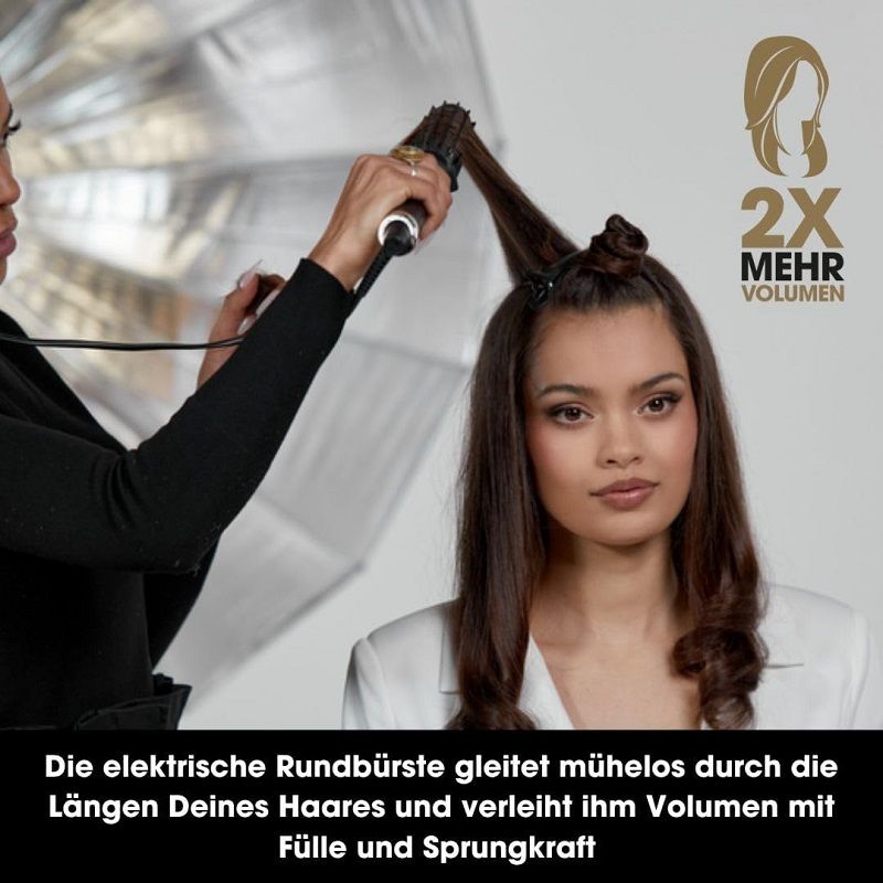 GHD Rise meleglevegős hajkefe, 32mm - fekete (CBW322)