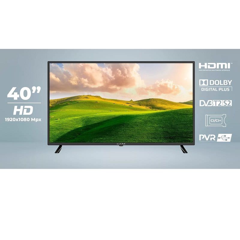 Kiano SlimTV 40"-es FullHD led televízió - fekete Kiano SlimTV 40"-es FullHD led televízió - fekete