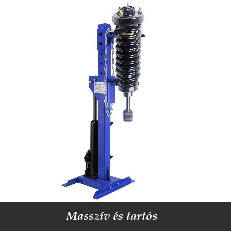 VEVOR 1T állványos hidraulikus rugóössze- és széthúzó - kék VEVOR 1T állványos hidraulikus rugóössze- és széthúzó - kék