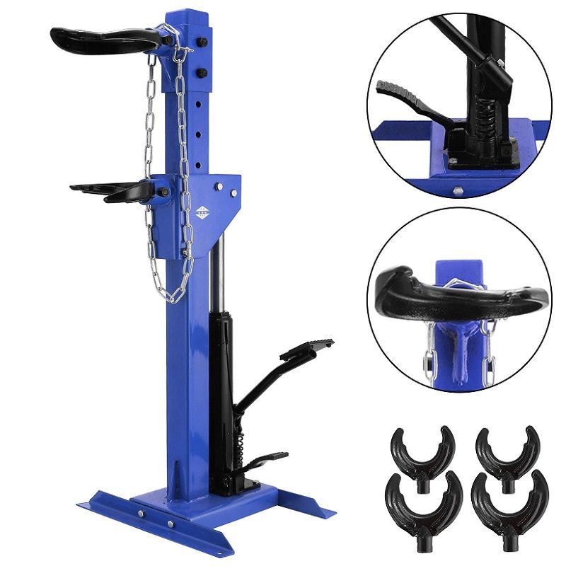 VEVOR 1T állványos hidraulikus rugóössze- és széthúzó - kék VEVOR 1T állványos hidraulikus rugóössze- és széthúzó - kék