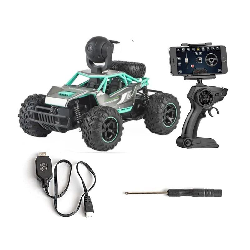 SPRINT LH-C039W 4WD távirányítós kaszkadőrautó 1080P kamerával, wifi, 30km/h - zöld (APP) SPRINT LH-C039W 4WD távirányítós kaszkadőrautó 1080P kamerával, wifi, 30km/h - zöld (APP)