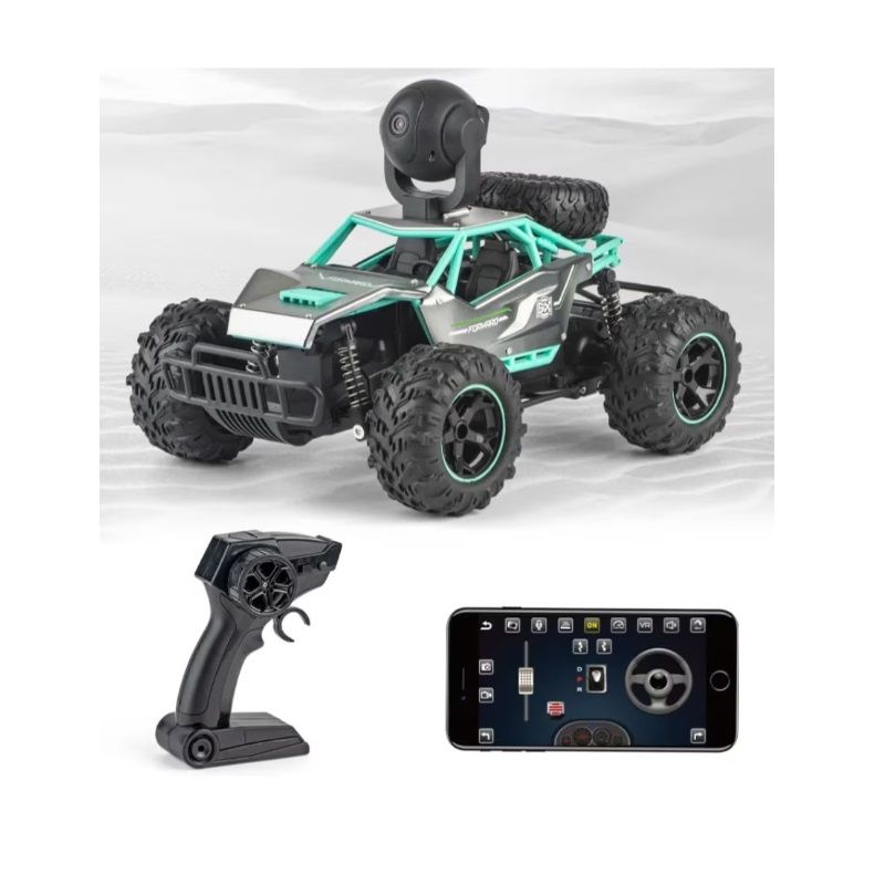 SPRINT LH-C039W 4WD távirányítós kaszkadőrautó 1080P kamerával, wifi, 30km/h - zöld (APP) SPRINT LH-C039W 4WD távirányítós kaszkadőrautó 1080P kamerával, wifi, 30km/h - zöld (APP)