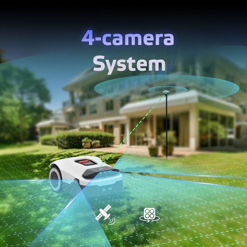 Anthbot Genie 1000 AI robotfűnyíró, vezérlés intelligens alkalmazáson keresztül, automatikus esőérzékel, 2000m2 (LD202412311) Anthbot Genie 1000 AI robotfűnyíró, vezérlés intelligens alkalmazáson keresztül, automatikus esőérzékel, 2000m2 (LD202412311)