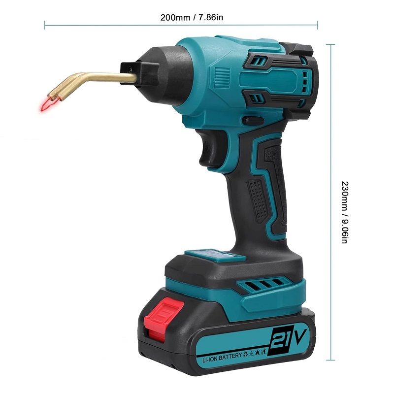 Weytoll akkumulátoros műanyag forrasztó készlet, 21V, 2db akkumulátorral, töltővel Weytoll akkumulátoros műanyag forrasztó készlet, 21V, 2db akkumulátorral, töltővel