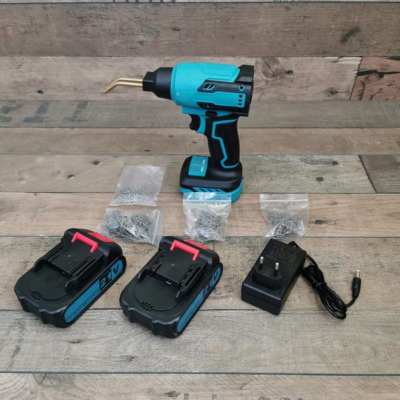 Weytoll akkumulátoros műanyag forrasztó készlet, 21V, 2db akkumulátorral, töltővel Weytoll akkumulátoros műanyag forrasztó készlet, 21V, 2db akkumulátorral, töltővel