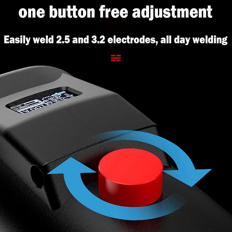 Hordozható elektródás inverteres hegesztőgép, intelligens kijelzővel, áramszabályzóval, hordtáskával, 220V, 3000W Hordozható elektródás inverteres hegesztőgép, intelligens kijelzővel, áramszabályzóval, hordtáskával, 220V, 3000W