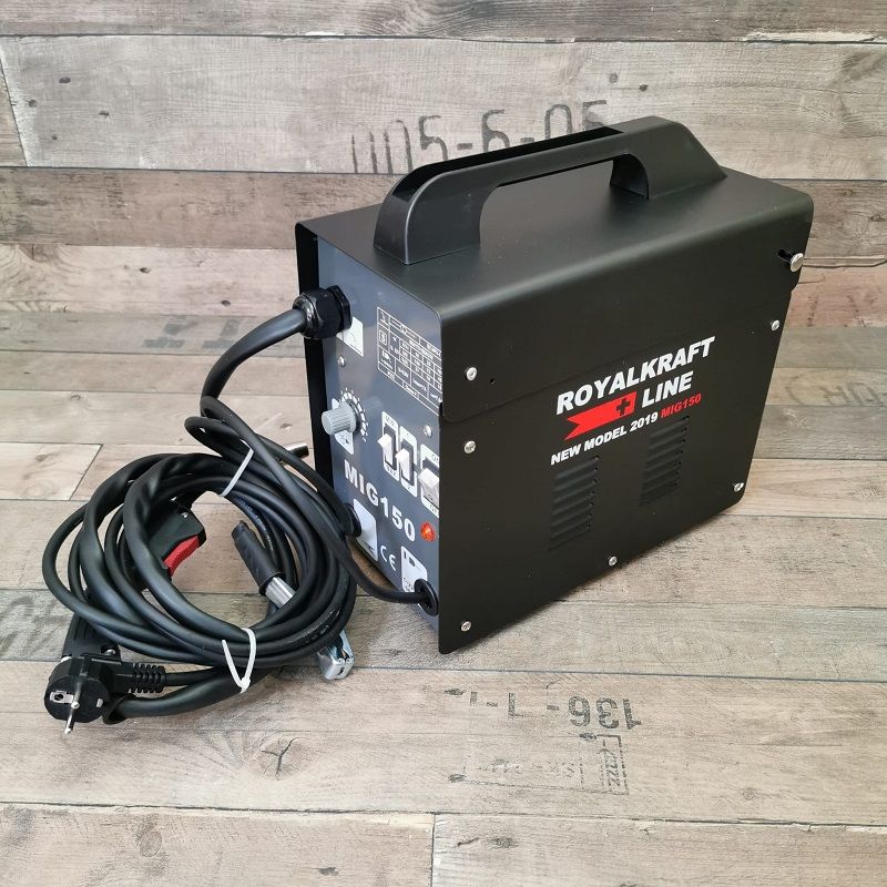 Royalkraft Line MIG150 MIG hegesztő, 0-150A, 230V, beépített hűtéssel Royalkraft Line MIG150 MIG hegesztő, 0-150A, 230V, beépített hűtéssel