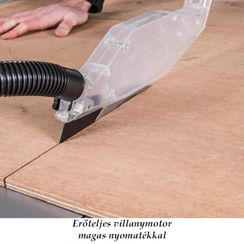 Evolution Rage 5-S asztali körfűrész, kerekes állvánnyal, 255mm, 1500W (057-0003)