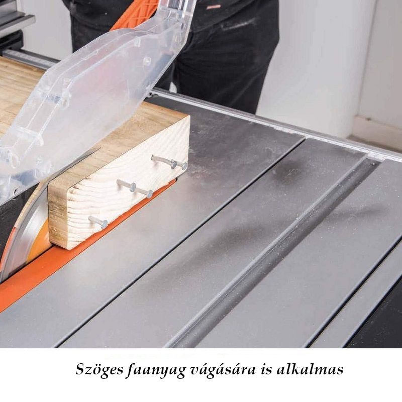 Evolution Rage 5-S asztali körfűrész, kerekes állvánnyal, 255mm, 1500W (057-0003)