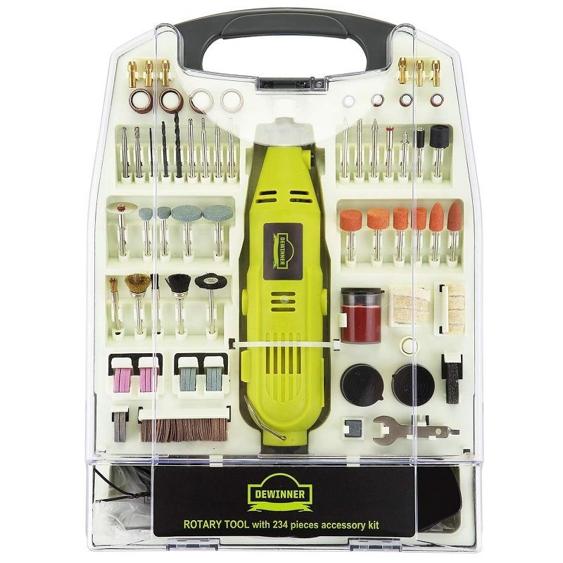 Dewinner multifunkciós forgószerszám, 234 darabos készlet Dewinner multifunkciós forgószerszám, 234 darabos készlet