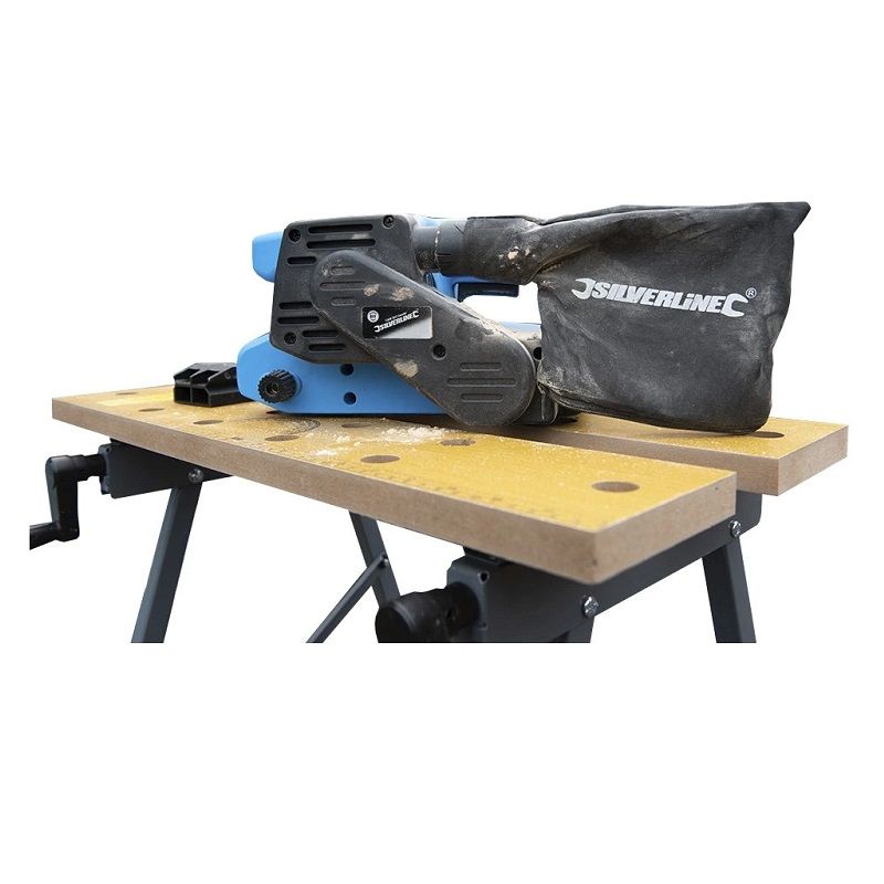 Silverline Tools kézi szalagcsiszoló, 730W, 75mm (261792) Silverline Tools kézi szalagcsiszoló, 730W, 75mm (261792)