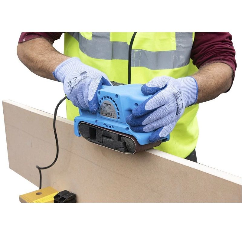 Silverline Tools kézi szalagcsiszoló, 730W, 75mm (261792) Silverline Tools kézi szalagcsiszoló, 730W, 75mm (261792)