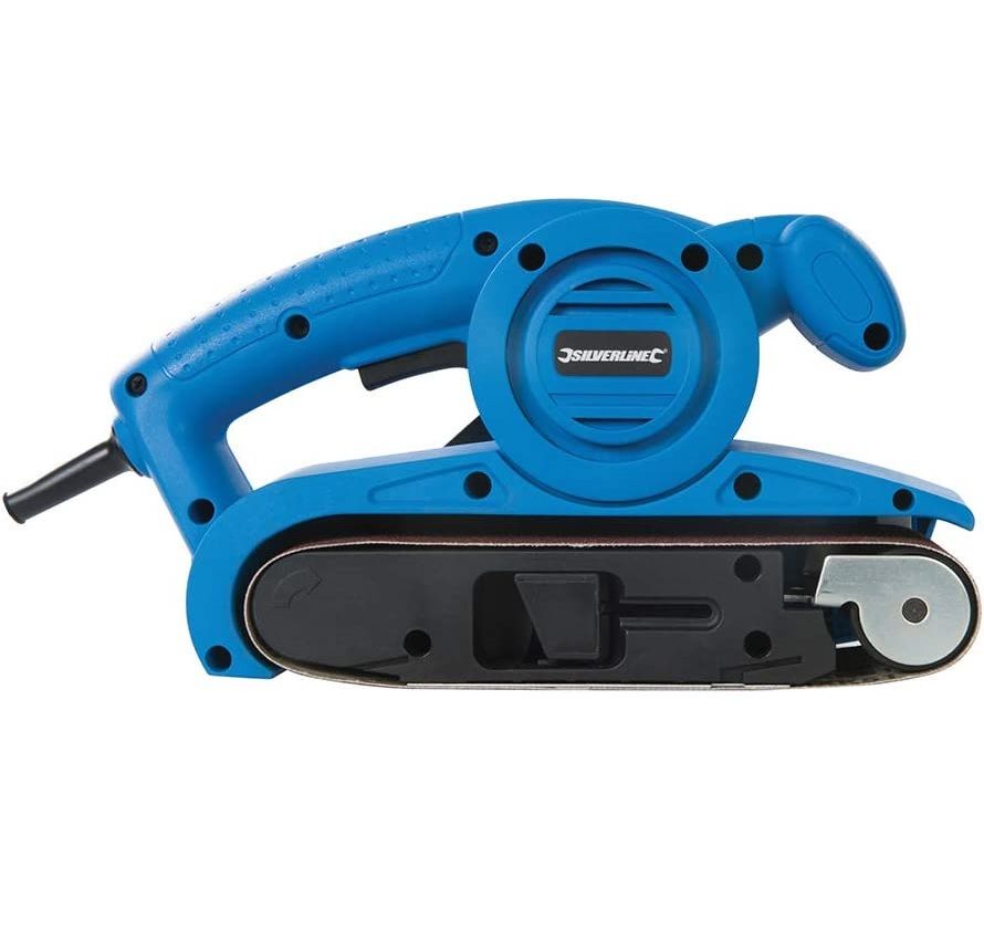 Silverline Tools kézi szalagcsiszoló, 810W, 76mm (631320) Silverline Tools kézi szalagcsiszoló, 810W, 76mm (631320)
