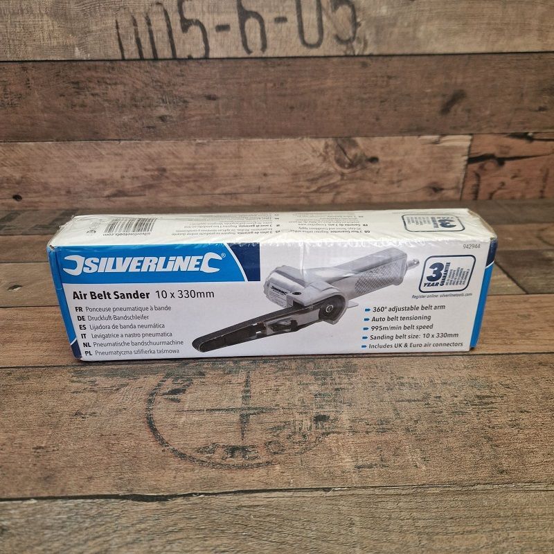 Silverline Tools 942944 pneumatikus szalagcsiszoló 10x330mm Silverline Tools 942944 pneumatikus szalagcsiszoló 10x330mm