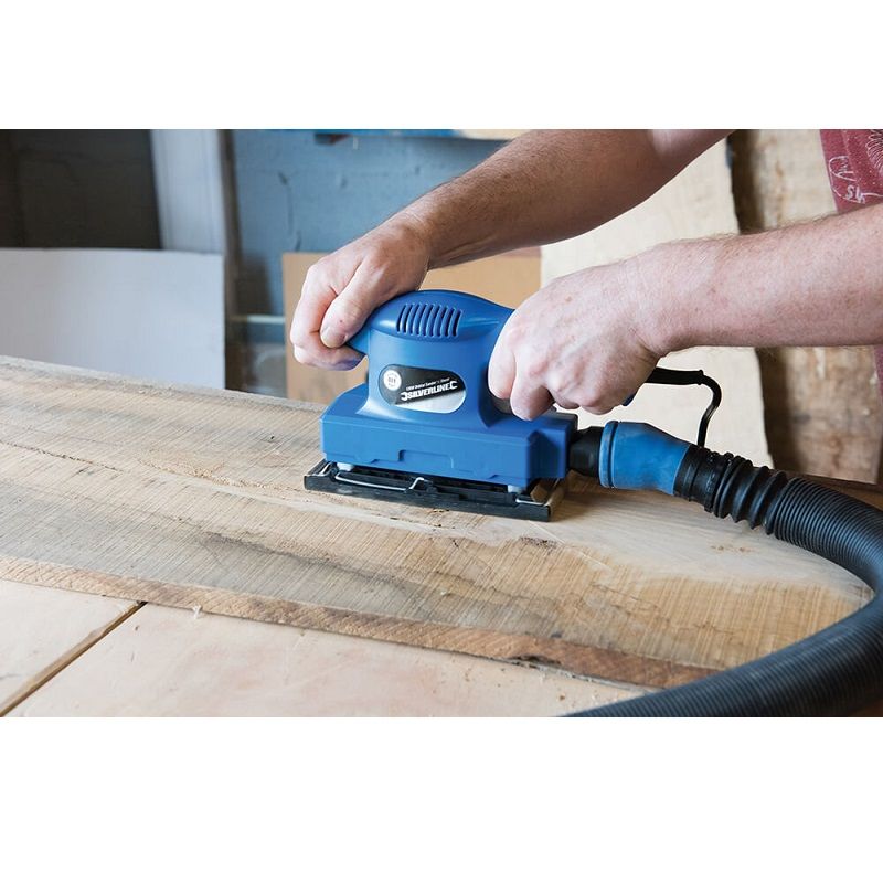 Silverline Tools excenter csiszológép, 1/3-os, 135W, IP20 (521333) Silverline Tools excenter csiszológép, 1/3-os, 135W, IP20 (521333)