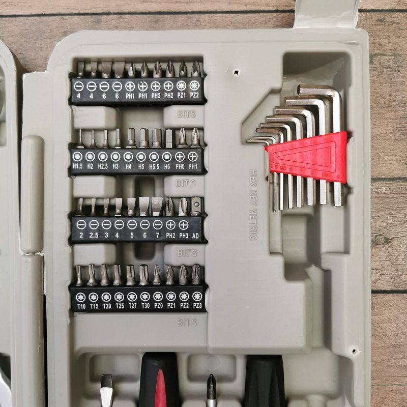 Profil Baugerate 110 darabos szerszámkészlet szállítókofferben (110-43597) Profil Baugerate 110 darabos szerszámkészlet szállítókofferben (110-43597)