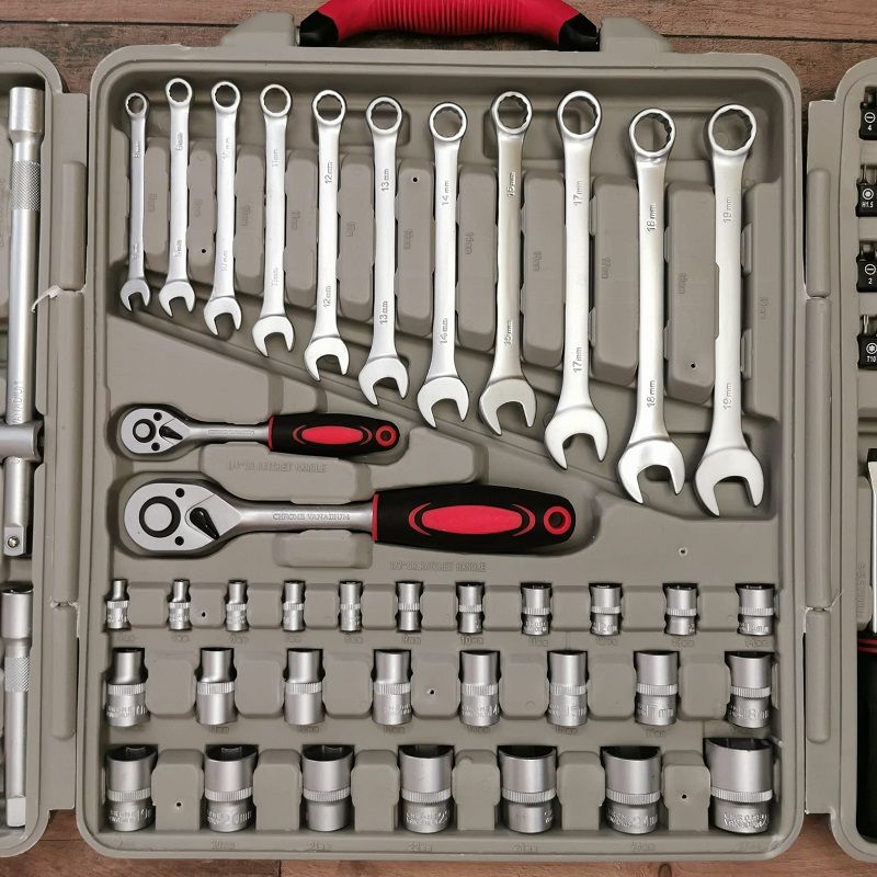 Profil Baugerate 110 darabos szerszámkészlet szállítókofferben (110-43597) Profil Baugerate 110 darabos szerszámkészlet szállítókofferben (110-43597)