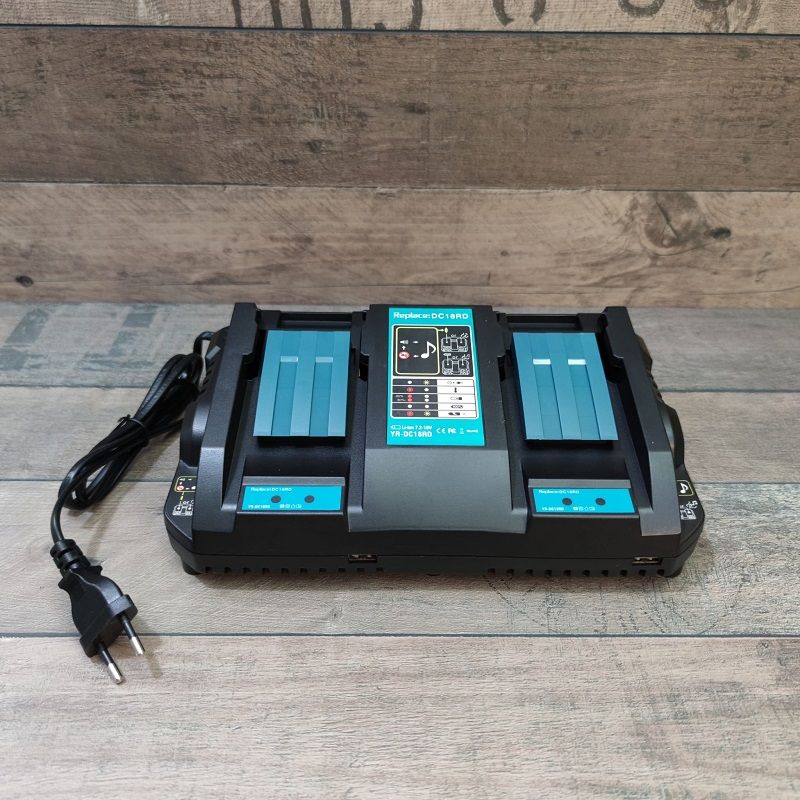 Vanttech DC18RD dupla Makita gyorstöltő LXT 7,2V-18V, 2db usb csatlakozóval - utángyártott Vanttech DC18RD dupla Makita gyorstöltő LXT 7,2V-18V, 2db usb csatlakozóval - utángyártott