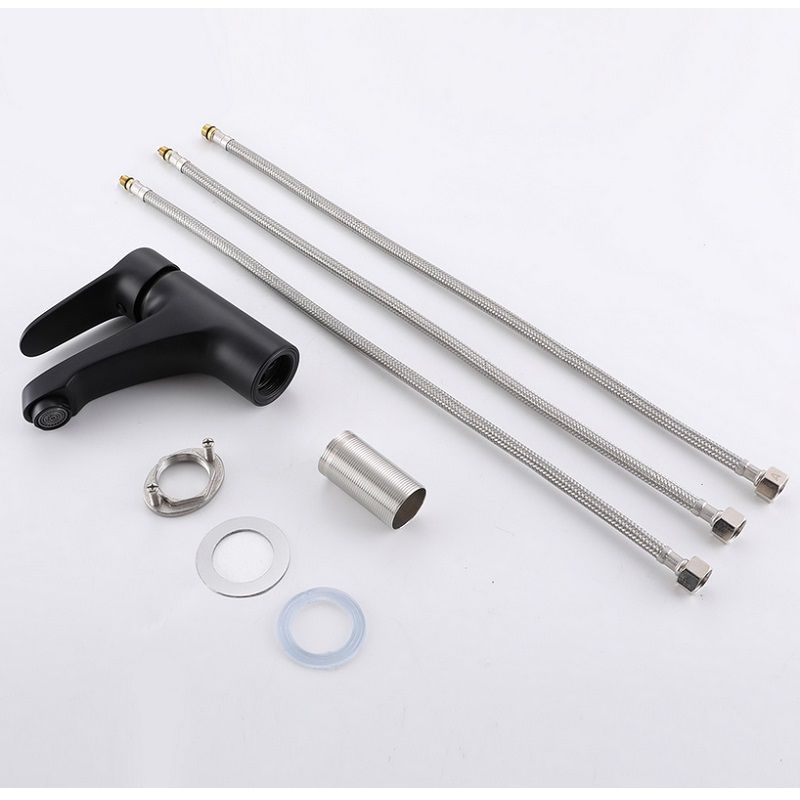 Lonheo LTLD0102BE alacsony nyomású mosdó csaptelep, háromutas vízmelegítőhöz - fekete