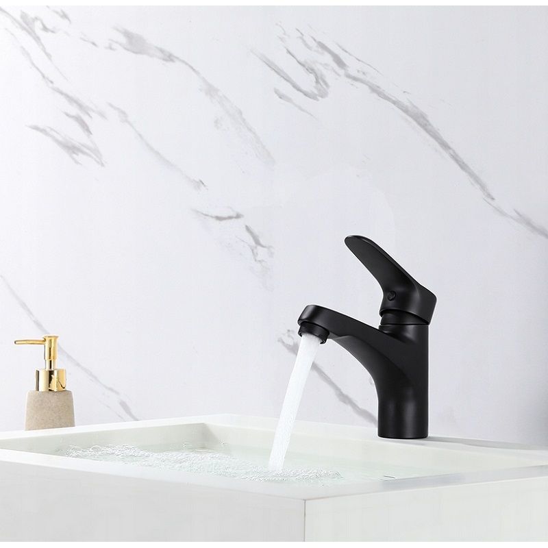 Lonheo LTLD0102BE alacsony nyomású mosdó csaptelep, háromutas vízmelegítőhöz - fekete