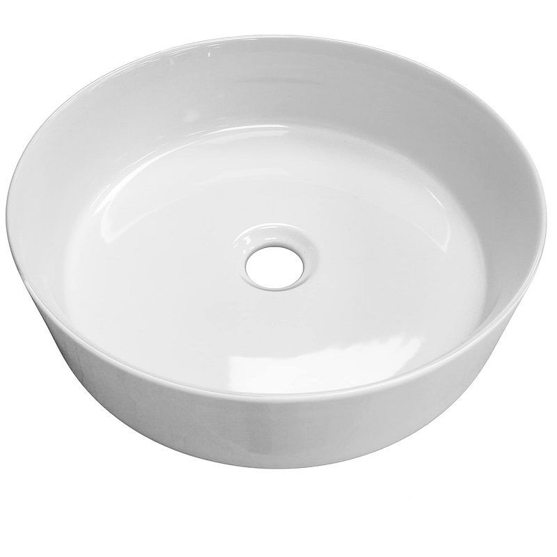 Starbath Plus kerek kerámia mosdó, 36x36x12cm - fehér Starbath Plus kerek kerámia mosdó, 36x36x12cm - fehér