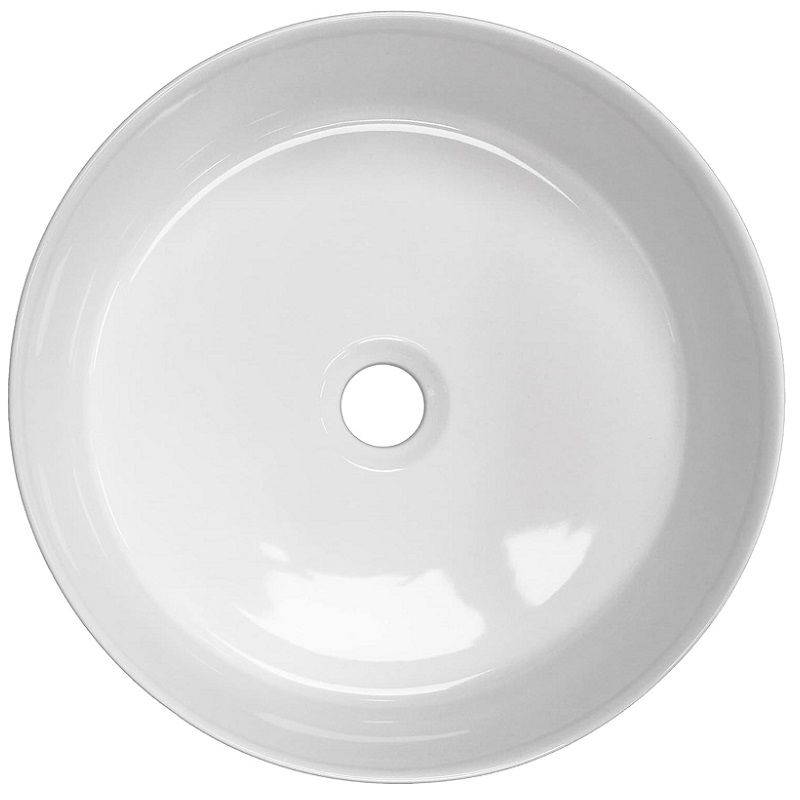 Starbath Plus kerek kerámia mosdó, 36x36x12cm - fehér Starbath Plus kerek kerámia mosdó, 36x36x12cm - fehér