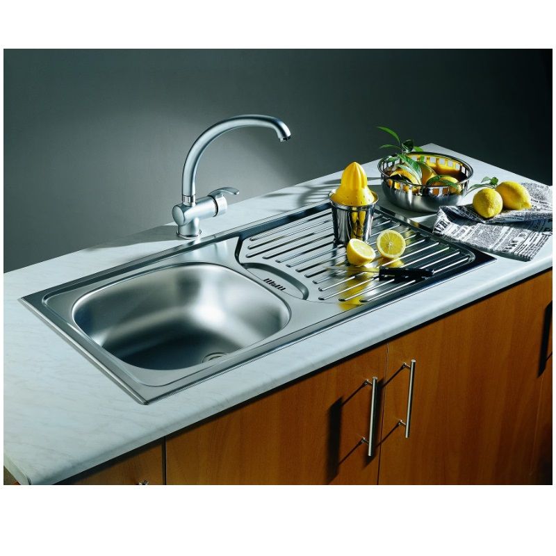 Pyramis CA1 beépíthető konyhai mosogató, 860x435x150mm - rozsdamentes acél (100120409) Pyramis CA1 beépíthető konyhai mosogató, 860x435x150mm - rozsdamentes acél (100120409)