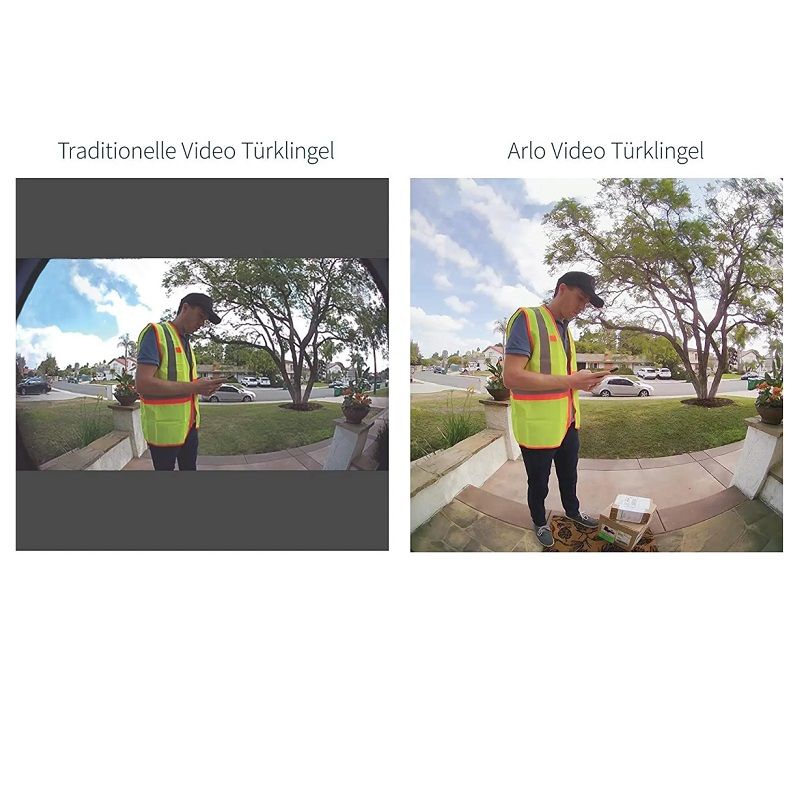 Arlo AVD1001-100EUS videós vezetékes kapucsengő - fekete/fehér