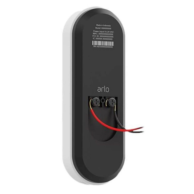 Arlo AVD1001-100EUS videós vezetékes kapucsengő - fekete/fehér