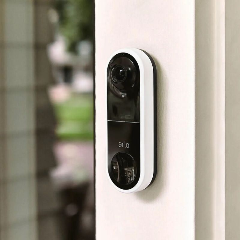 Arlo AVD1001-100EUS videós vezetékes kapucsengő - fekete/fehér