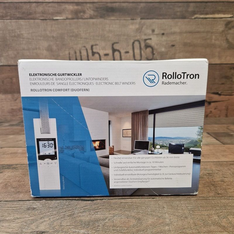 Rademacher Rollotron Comfort DuoFern Plus elektromos heveder tekercselő, redőnyökhöz (1700-UW) Rademacher Rollotron Comfort DuoFern Plus elektromos heveder tekercselő, redőnyökhöz (1700-UW)