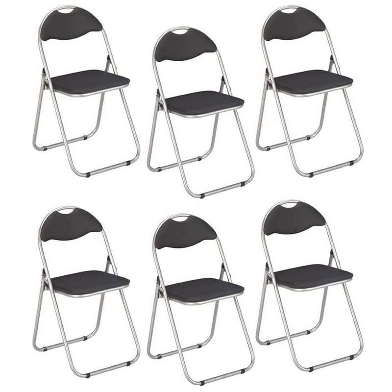 HAKU összecsukható szék, kárpitozott ülőfelülettel és háttámlával, 6db-os készlet