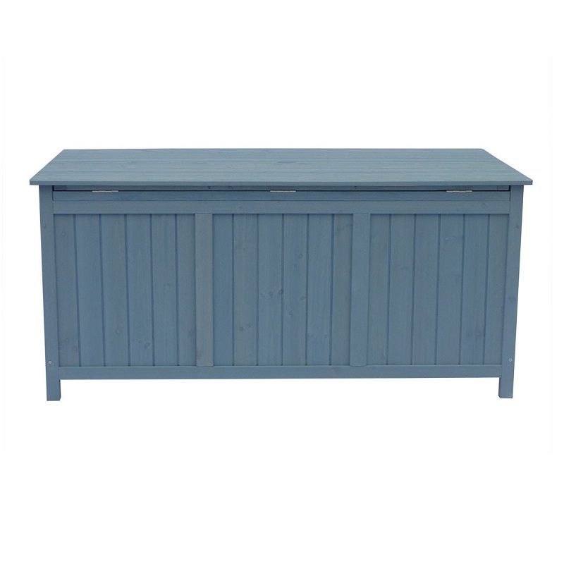 Habitat et Jardin Macao kerti tárolódoboz fából, 130x64x60cm - pasztell kék (93318)