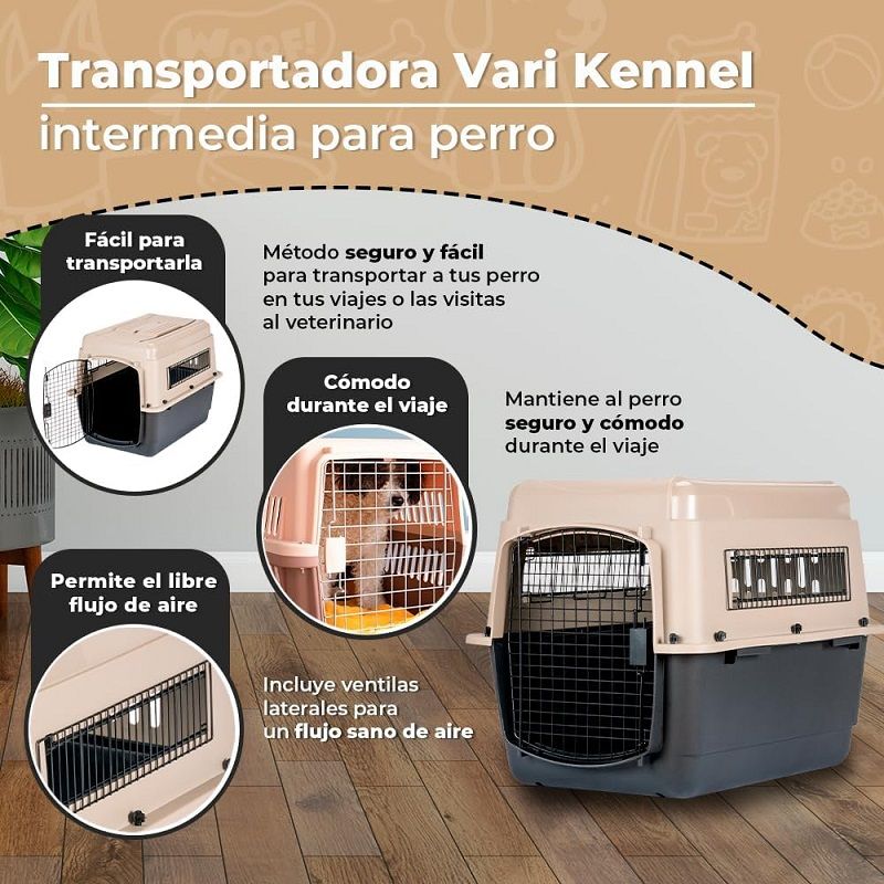 Petmate Ultra Vari Kennel 32", 62x81x57cm - fekete/krém (21552)