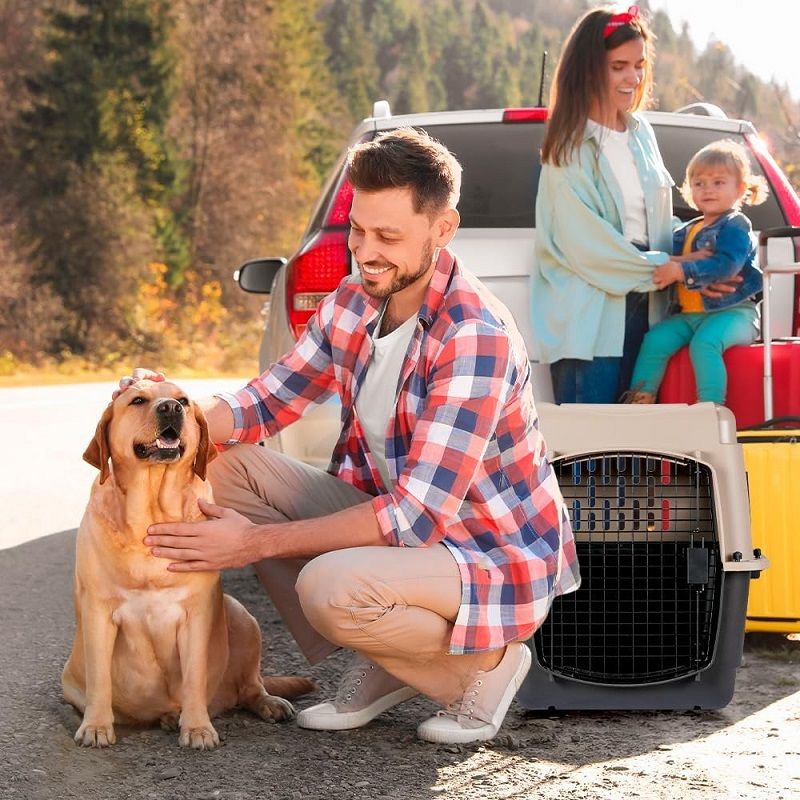 Petmate Ultra Vari Kennel 32", 62x81x57cm - fekete/krém (21552)