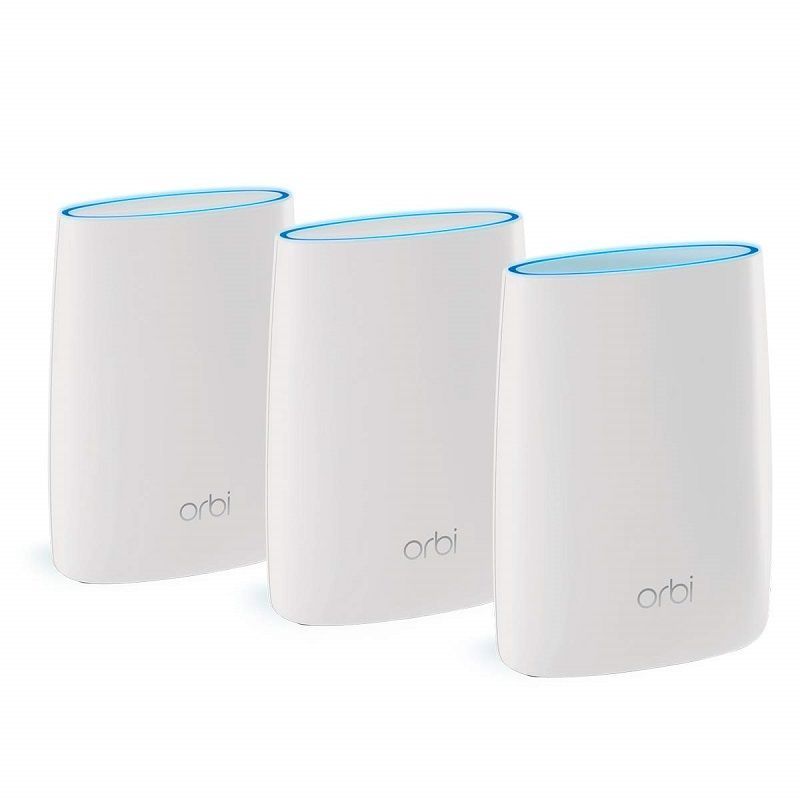 Netgear ORBI AC3000 WiFi Mesh Router rendszer, 2 db szatellittel (RBK53-100PES)