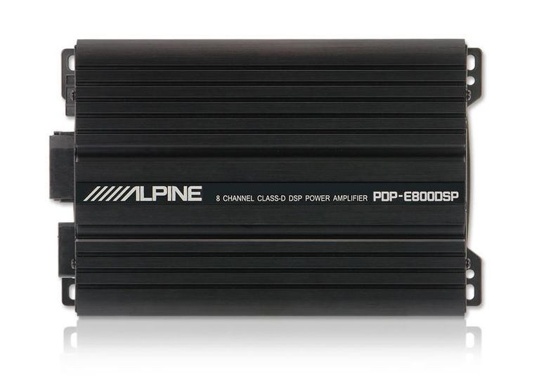 Alpine PDP-E800DSP 8 csatornás autó erősítő, 700W - használt