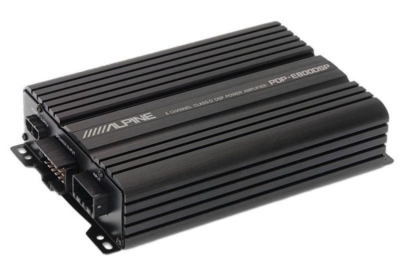 Alpine PDP-E800DSP 8 csatornás autó erősítő, 700W - használt