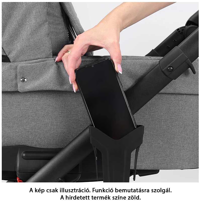 Kunert Lazzio multifunkciós babakocsi - zöld 0M+