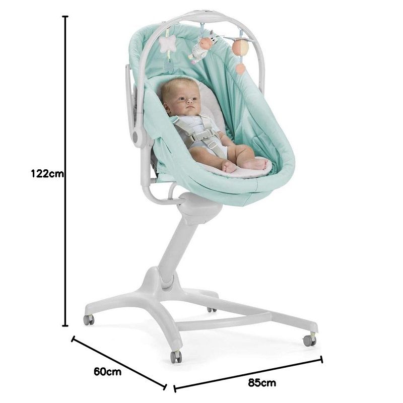 Chicco Baby Hug 4in1 bölcső, pihenőszék, etetőszék, fotel - Aquarelle 0+ Chicco Baby Hug 4in1 bölcső, pihenőszék, etetőszék, fotel - Aquarelle 0+
